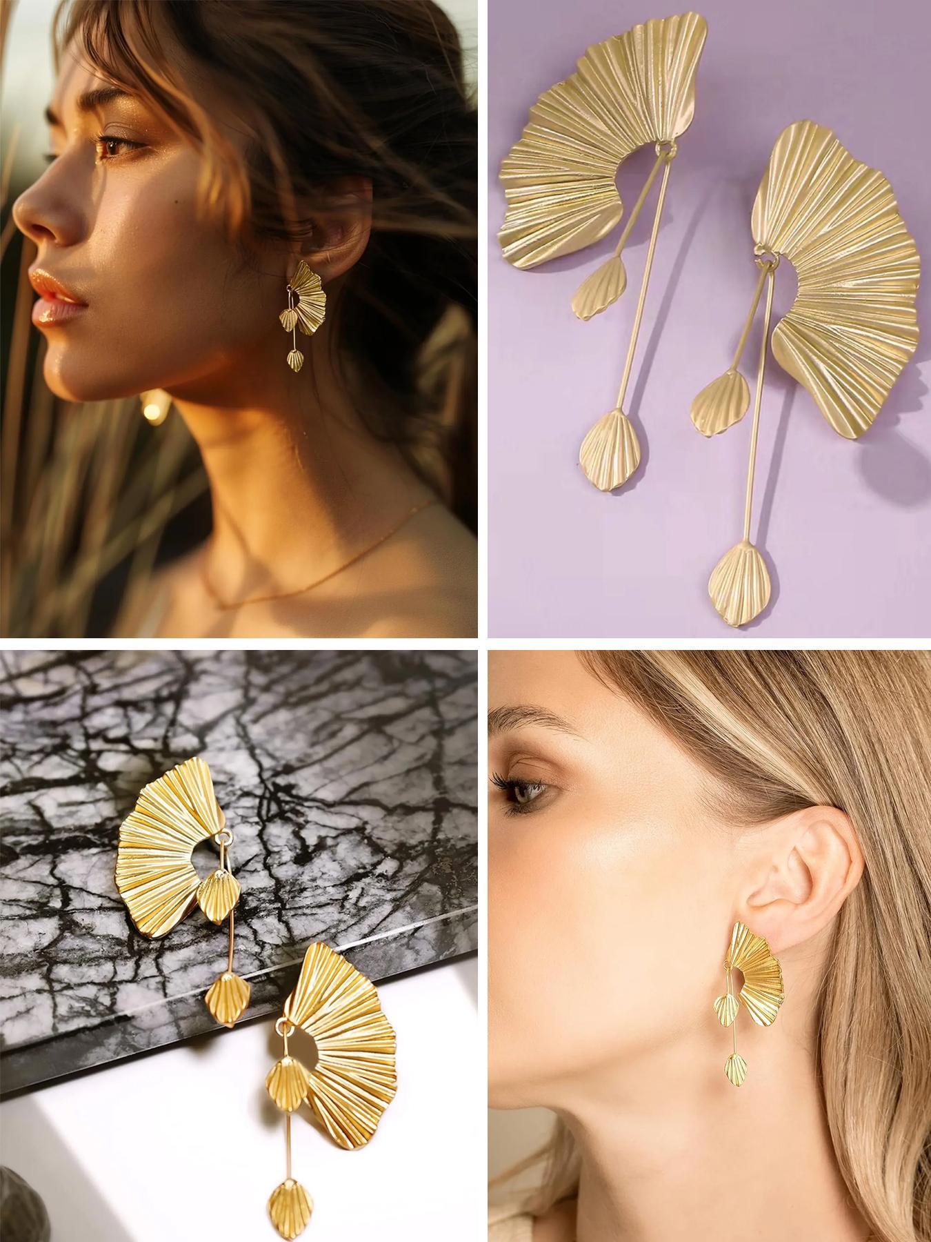 Earrings, Fashionable Jewelry for Women & Girls, Trendy All-match & Exquisite Jewelry for Birthday Gift, Dangle Earrings Set Earrings, Fashionable Jewelry for Women & Girls, Trendy All-match & Exquisite Jewelry for Birthday Gift, Dangle Earrings Set