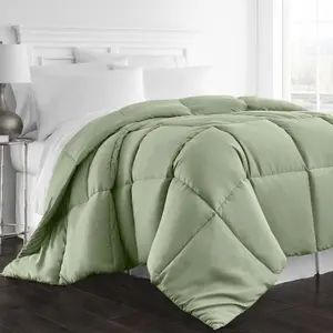 Full/ Size Comforter - Luxury Goose Down Alternative Comforter Duvet Insert - Ultra Soft  Bedding - with Corner Tabs - Hotel Dorm