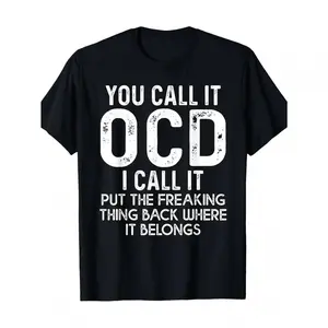 Funny Graphic T-shirt for Men, Summer Casual Streetwear Short Sleeve Round Neck Top, Breathable Pure Cotton Clothes