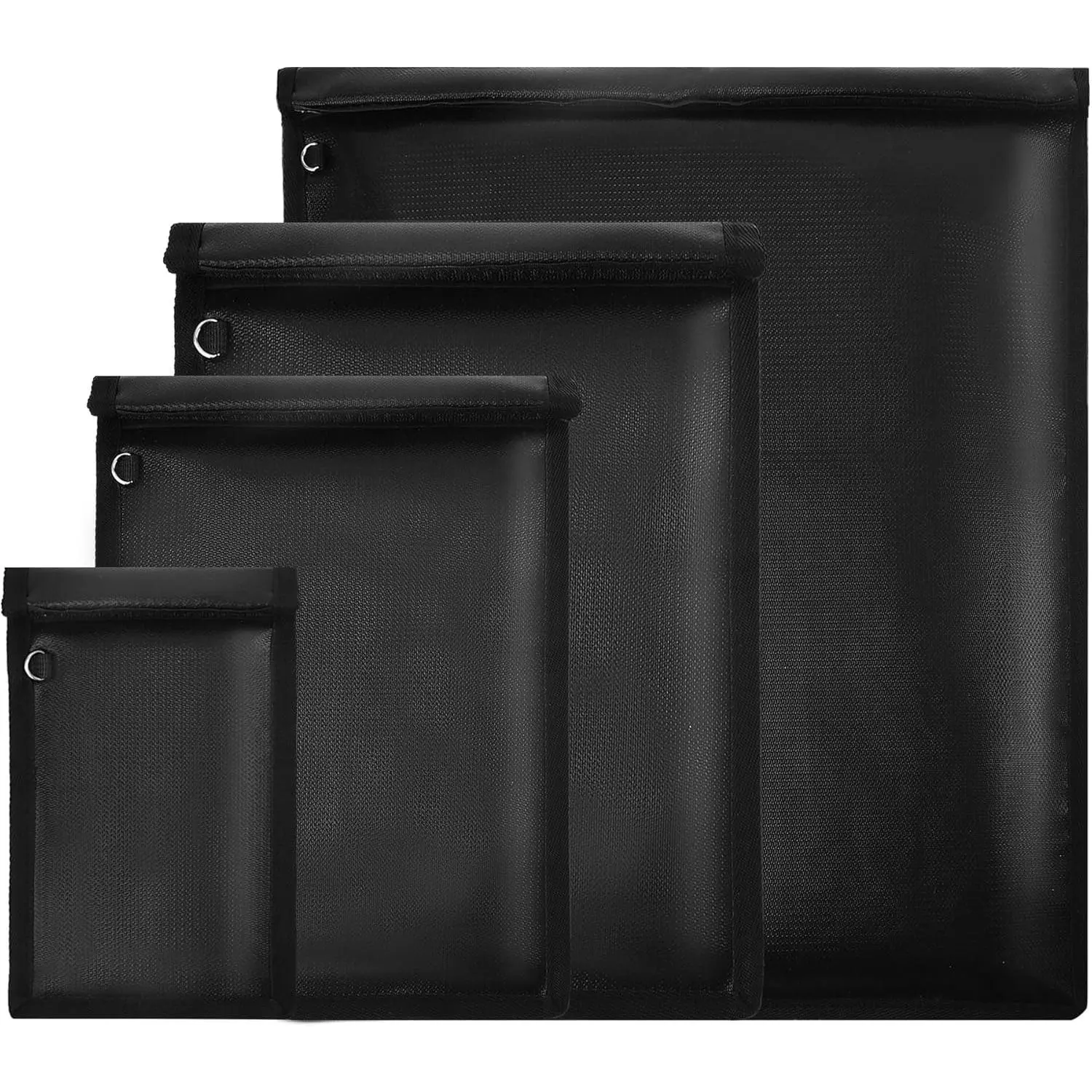 4 Pack Waterproof & Fireproof Signal Blocking Pouch - Anti-Theft Anti-Tracking Faraday Cage Sleeve for Laptop Tablet Phone Car Key