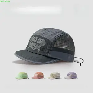Men's Adjustable Deep-Top Mesh Trucker Hat - Breathable, Quick-Dry, UV-Protective, Lightweight Stylish Cap for Outdoor Sports, Daily Wear
