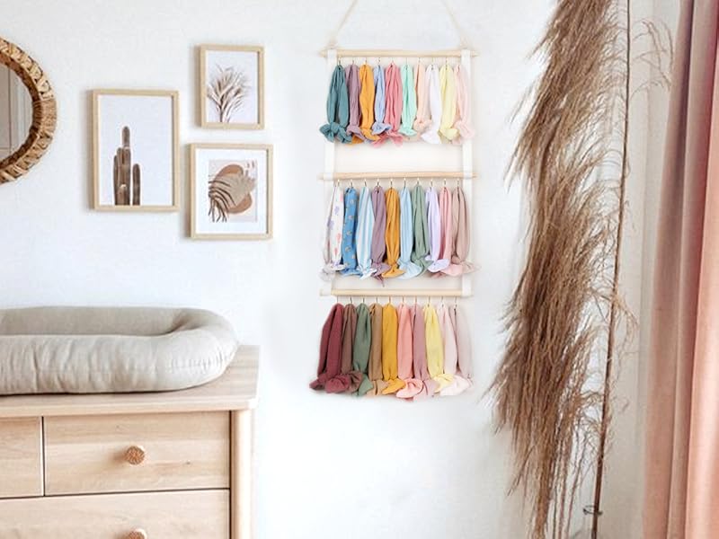 Headband Holder Head Bands Organizer for Girls, Baby Headbands Hair Accessories Organizer Storage Wall Hanging Decor for Nursery Toddler Girls Room Headband Holder Head Bands Organizer for Girls, Baby Headbands Hair Accessories Organizer Storage Wall Hanging Decor for Nursery Toddler Girls Room