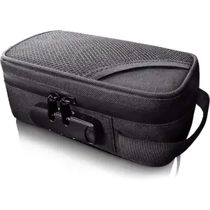 Portable Smell Proof Pouch with Combination Lock, 1 Count Travel Size Smell Proof Pouch, Compact Storage Bag for Home & Travel
