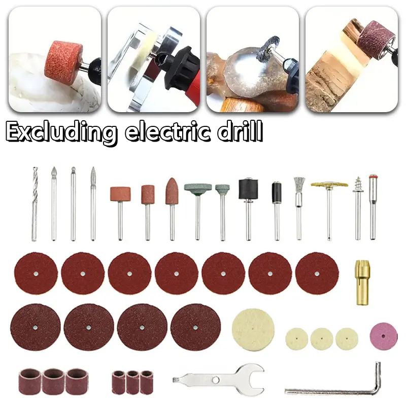 Electric polishing sand polishing kit polishing tool electric drill polishing head manual tool woodworking carving tool metal rust removal polishing tool polishing tool head