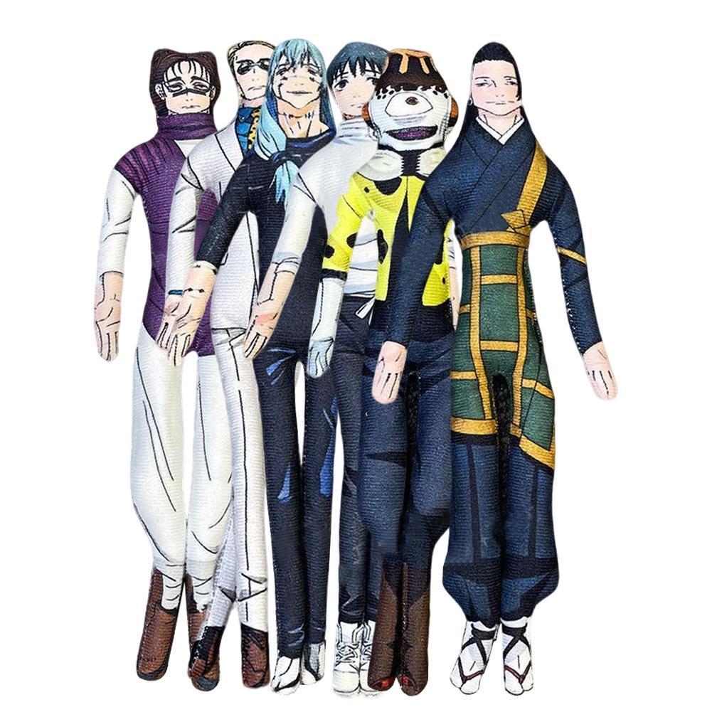 Anime JJK Plush Toys Funny Doll Gojo Geto Plush Shapeshift Choso Figure Creative Mannequin Nanami Kento Action figure Model Gift