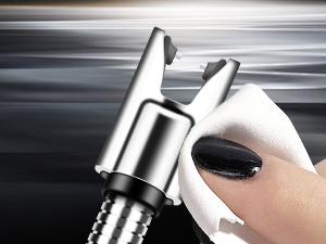 USB Rechargeable Electric Ignition Rod Wind Resistant Arc Shaped with LED Display for Barbecues Camping Fireplaces Random Color