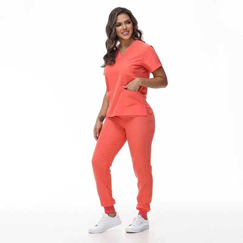 Beauty salon operating room doctor nurse work uniform surgical gown quick-dry comfortable elastic scrub suit