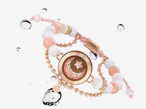 TOTWOO Long Distance Touch Bracelets for Couples, Vibration and Light for Love Couples, Gifts for Girlfriend, Bluetooth Pairing, Jewelry