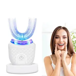Wireless Silicone Electric Toothbrush 360 Degrees Automatic Ultrasonic U Shaped Travel Home Use Teeth brush