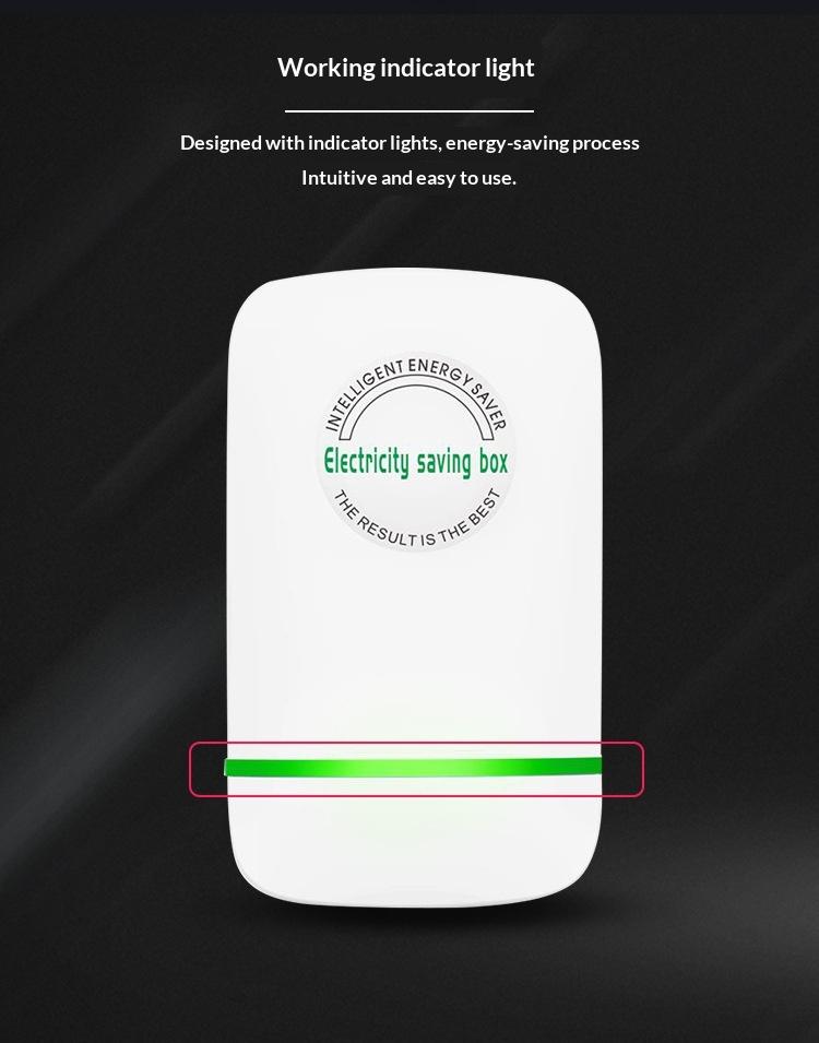 Plug In Power Box with US Plug, Compact Plug-In Device with Indicator Light for Home Office #   GLOBAL PIC