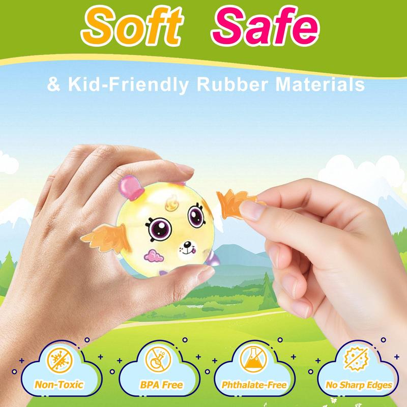 DIY Animal Balloon Maker Craft Kit for Kids | 60 Balloons, 134 Accessories | Magic Sticker Balloon Set, Build Multiple 3D Models | Valentines Day, Birthday & Party Gift for Boys and Girls