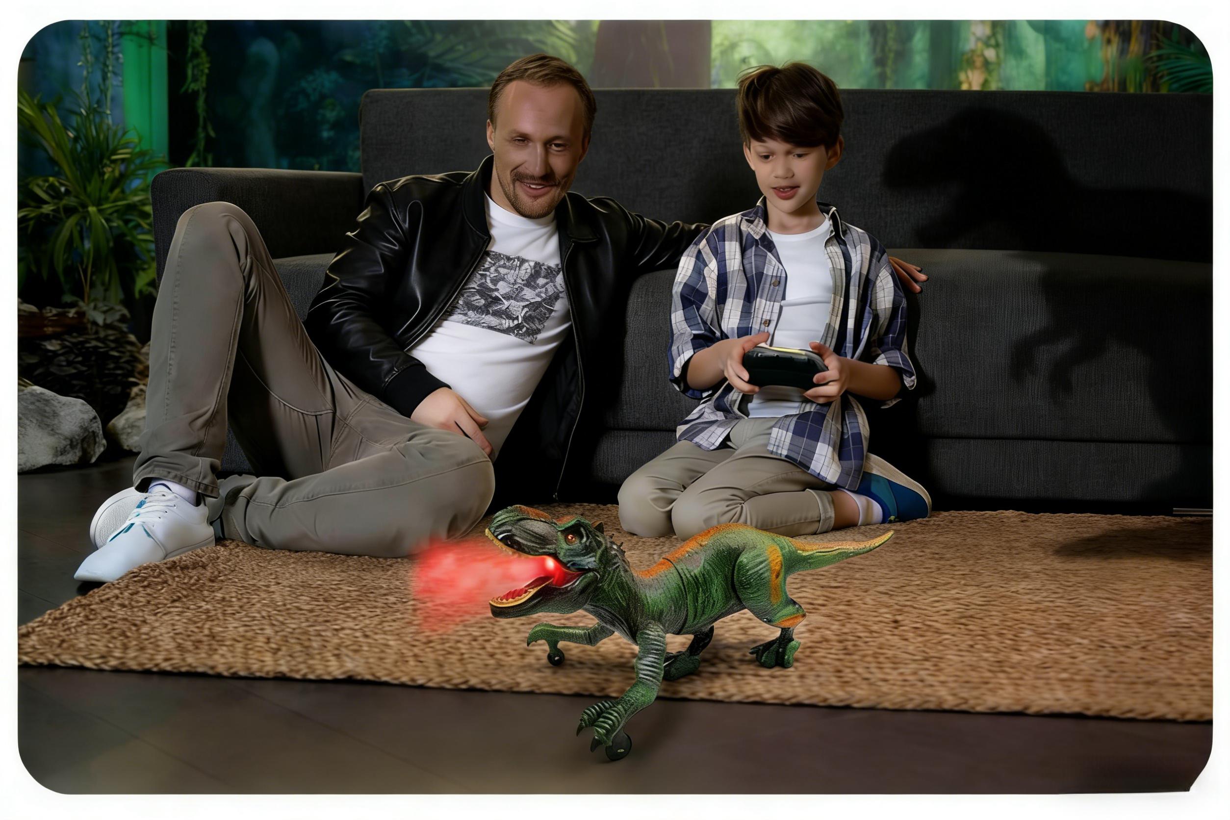 Remote Control Dinosaur Toys for Boys Girls Ages 3-12, Electronic RC T Rex Dino Robot Toy for Boys, Top Christmas & Birthday Toys for 5 6 7 8 9 10 11 & 12 Year Old Boys