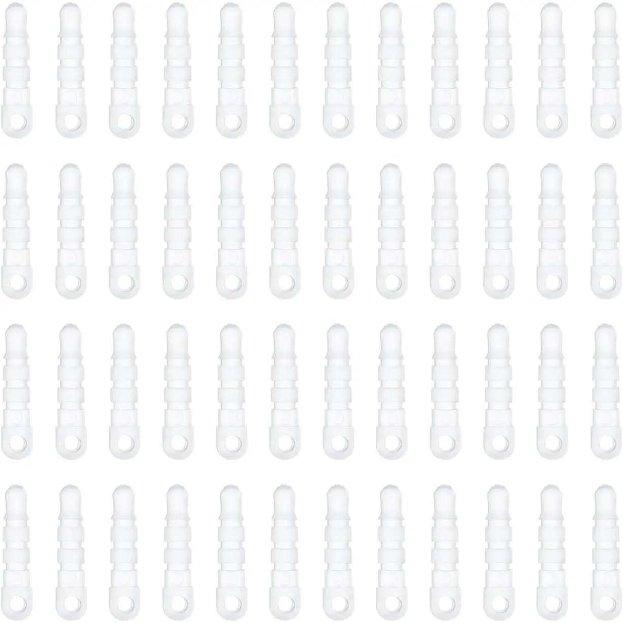 100 count Cell Phone Dust Plug Charm with Headphone Covers Dust Protector Cap Compatible for 3.5mm Earphone (Transparent)