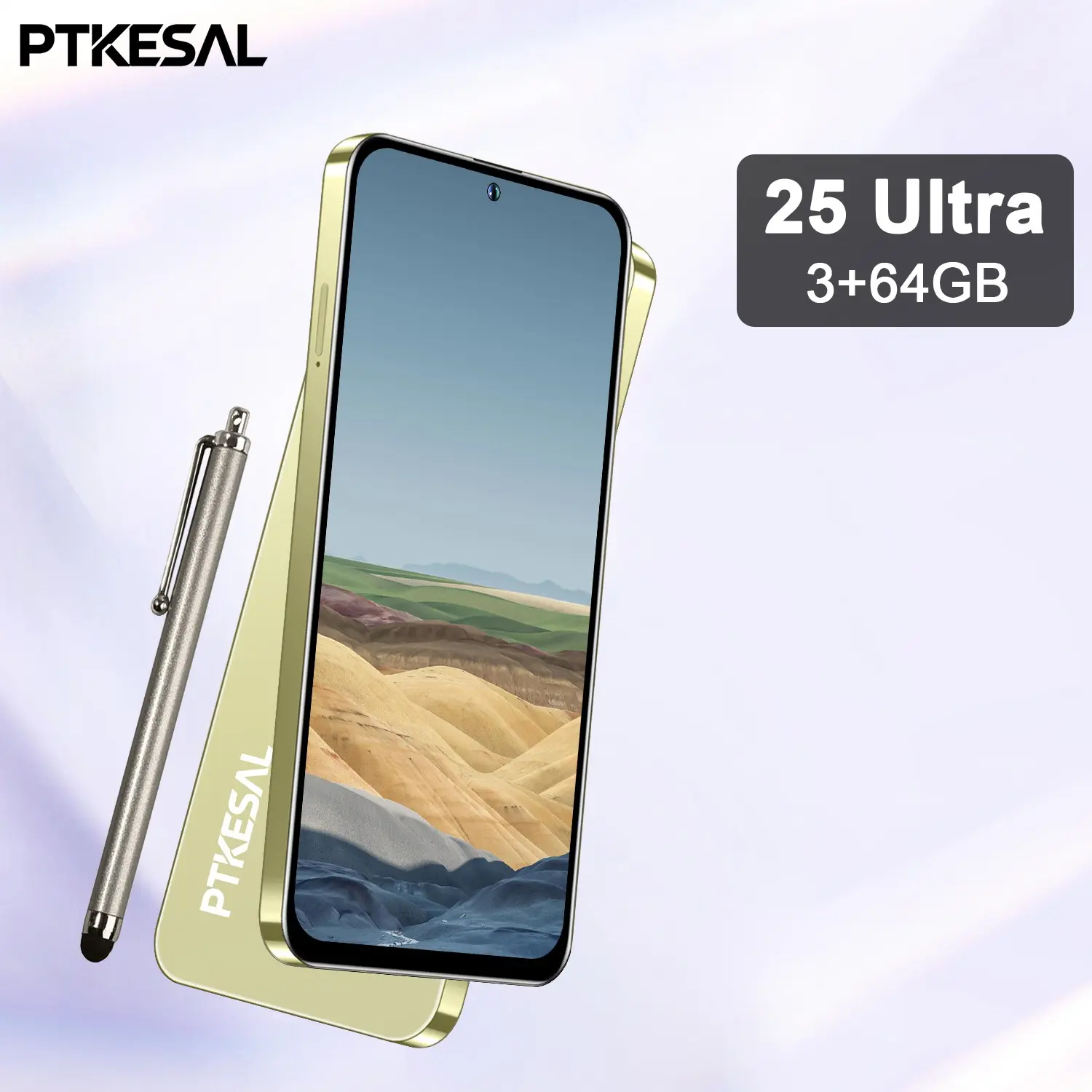PTKESAL-25 Ultra 6.56-inch 720 × 1520 high-definition screen 3800mAh long-lasting power 3GB+64GB MTK6739 500+13 million dual cameras Android 10.0 4G dual card dual standby Bluetooth WiFi balanced and affordable choice
