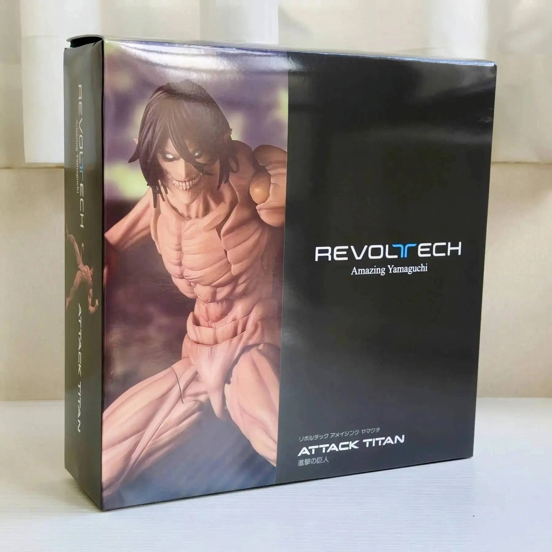 Attack Revoltech AMAZING YAMAGUCHI 15CM Titan KAIYODO Eren Jaeger Anime Action Figures Model Collection Toy