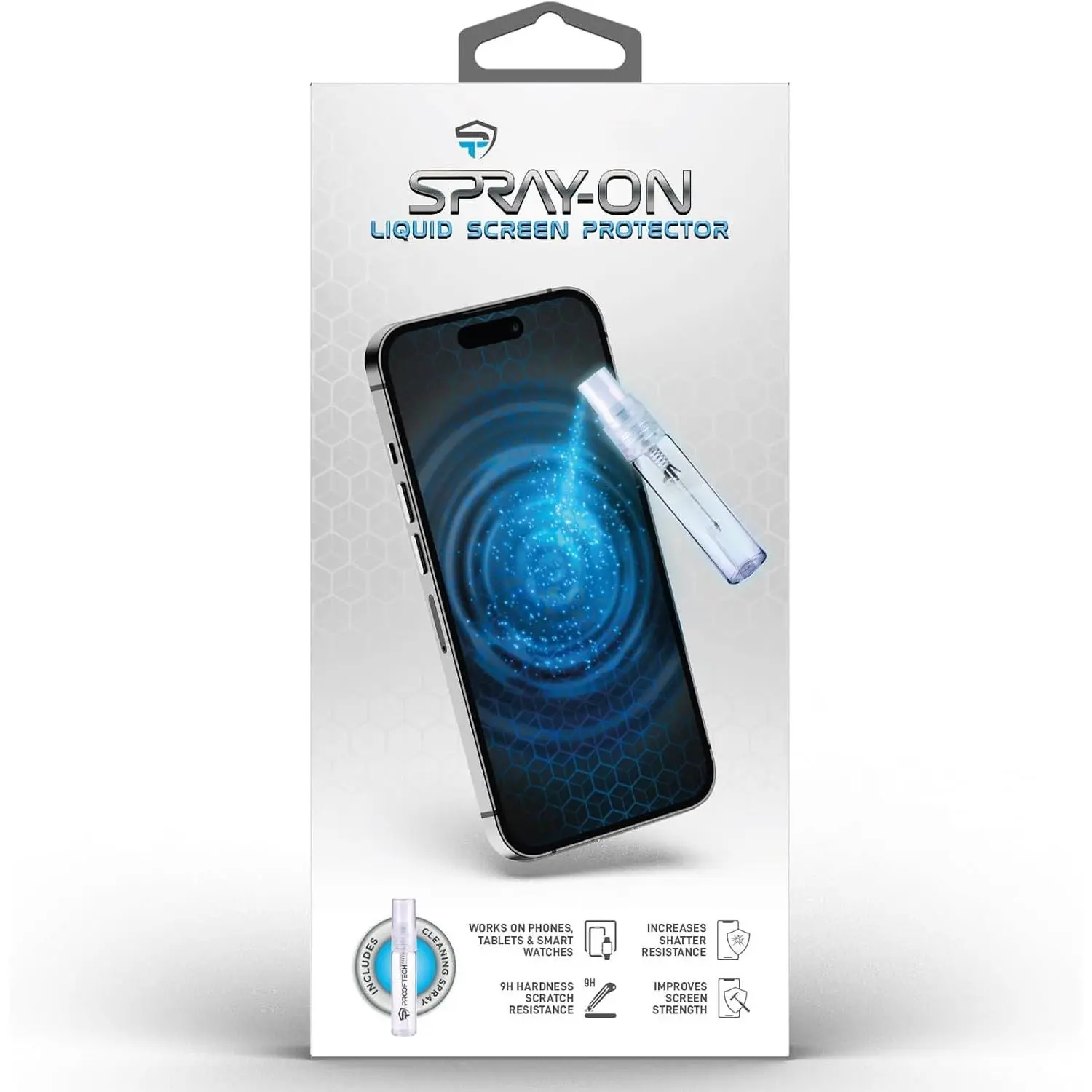 Liquid Glass Screen Protector for up to 10 Devices - Wipe  Scratch and Crack Resistant Nano Protection for  Phones Tablets  Watches