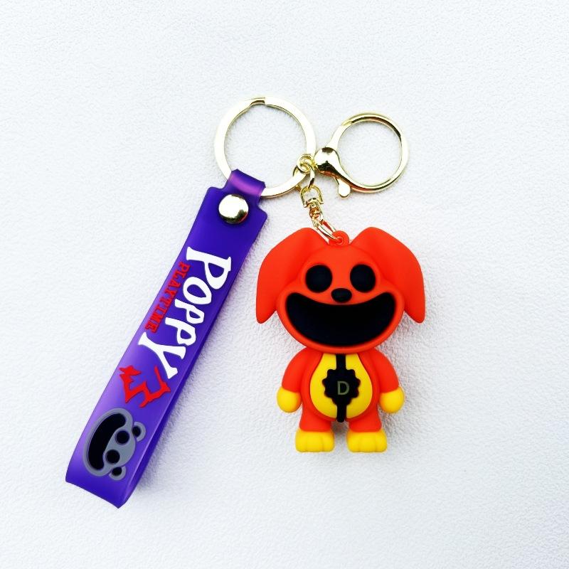 New Cross-Border Smiling Animals Poppy Keychain Smiling Critters Peripheral Pendant Cartoon Doll
