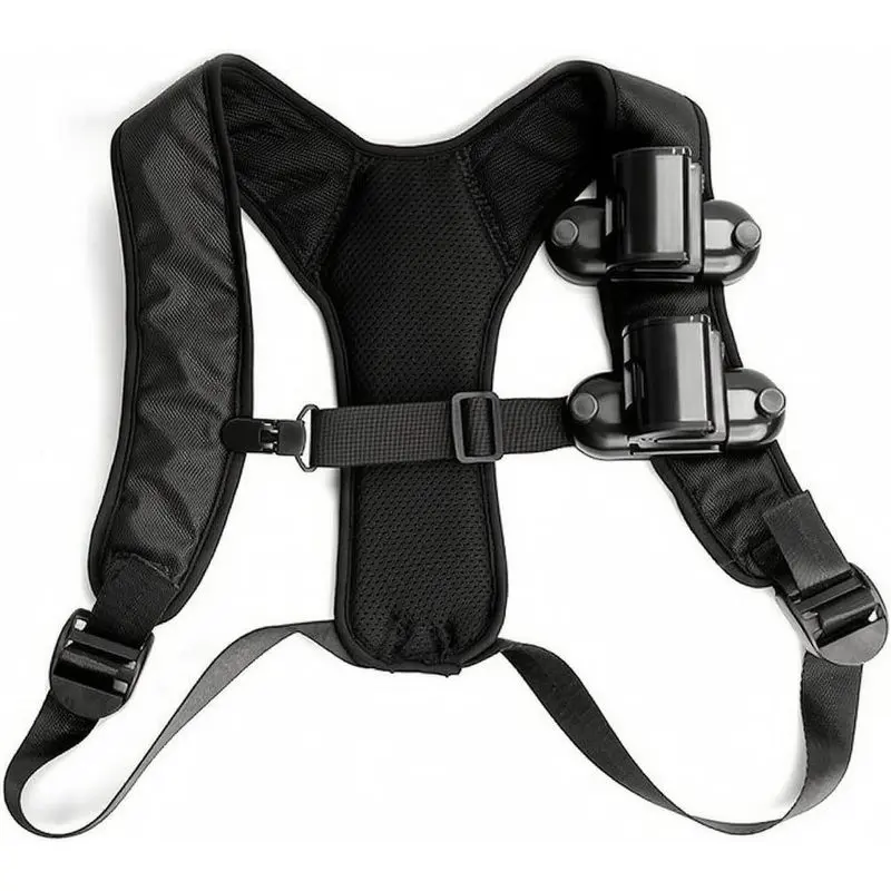 Outdoor Shade Support Hands Umbrella Carrier Harness Shoulder Strap Umbrella Holder Adjustable Direction Clamp Padded Mesh Support For Photography Hiking Fishing Commuting Travel Festivals Camping Gardening Work