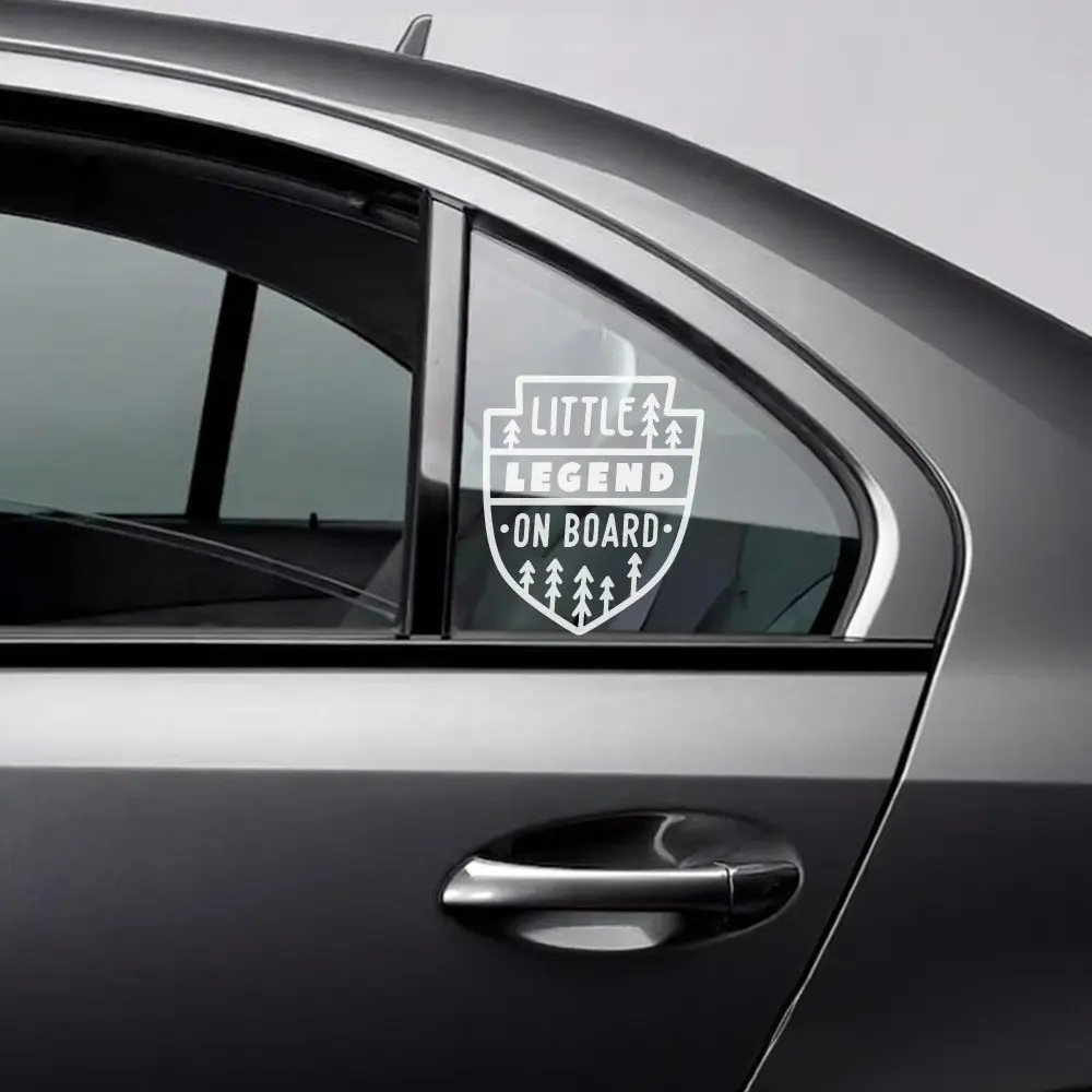 Car Sticker with Window Decal, Shield Tree Design, Fun Bumper Sticker, Car Decoration, Single Piece, Automotive Accessories