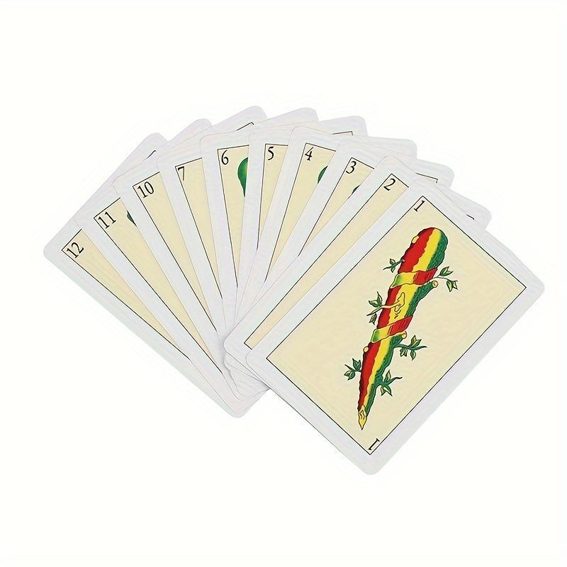 40-Card Pro-Grade Plastic Baraja Waterproof Spanish Playing Cards for Conquian, Briscas & Truco | 1/2 Deck Value Set