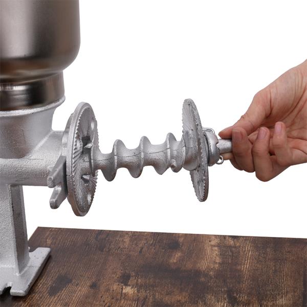 500 #   Home Use Hand Cranking Operation Grain Grinder Silver
