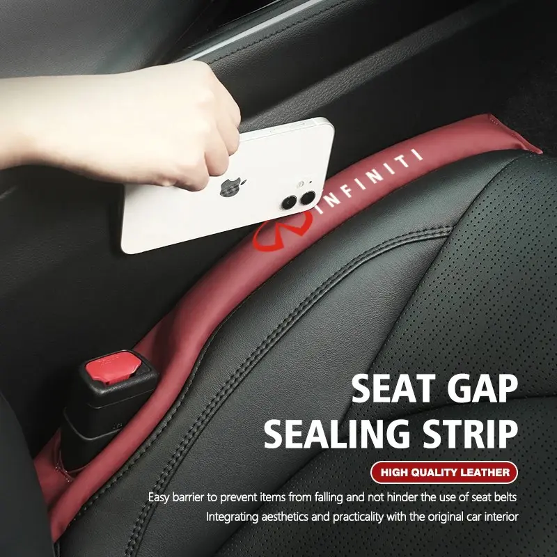 Car Gap Plug Car Interior Seat Gap Plug Anti-leak Strip Filling Pad Automotive Interior Accessories For Infiniti QX80 QX60 QX50 QX65 QX55 Q60 Q70L QX30 Q50 QX70 Q30 Q70 EX FX JX