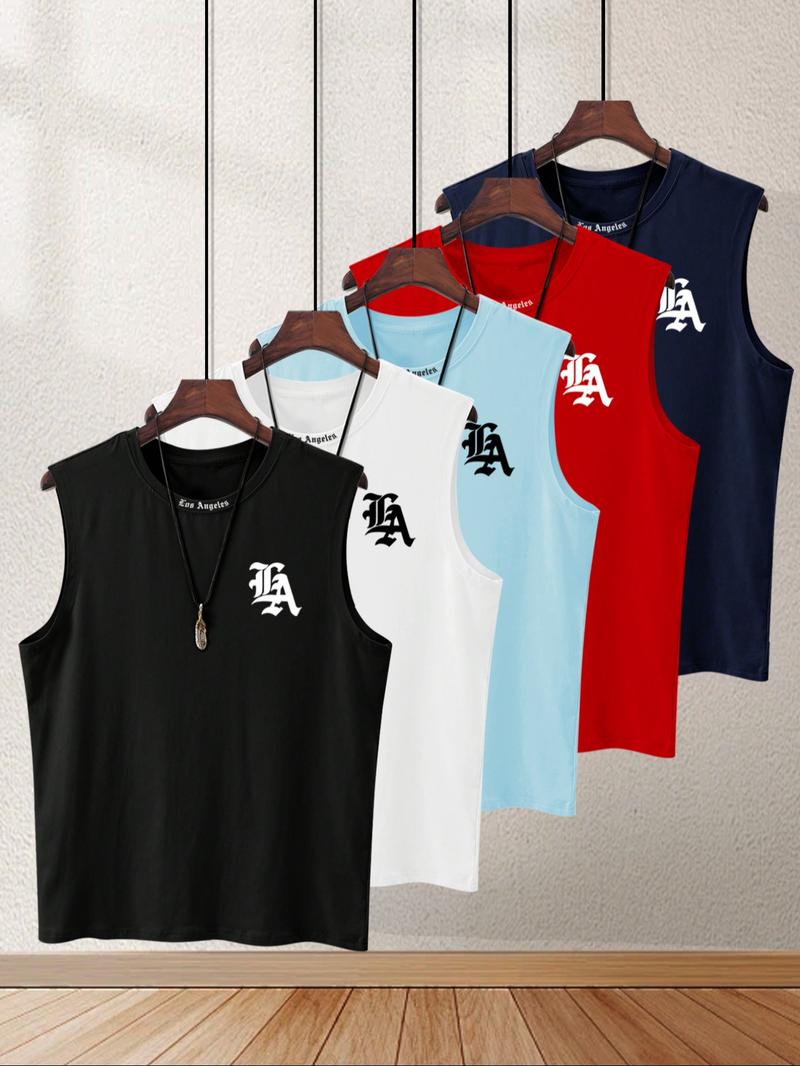 Men's Quick-Dry Sleeveless Tank Tops, Fitness Workout Vest, Gym Muscle Tee, Casual Summer Fitted T-Shirts, Comfortable Underwear for Sports & Daily Wear