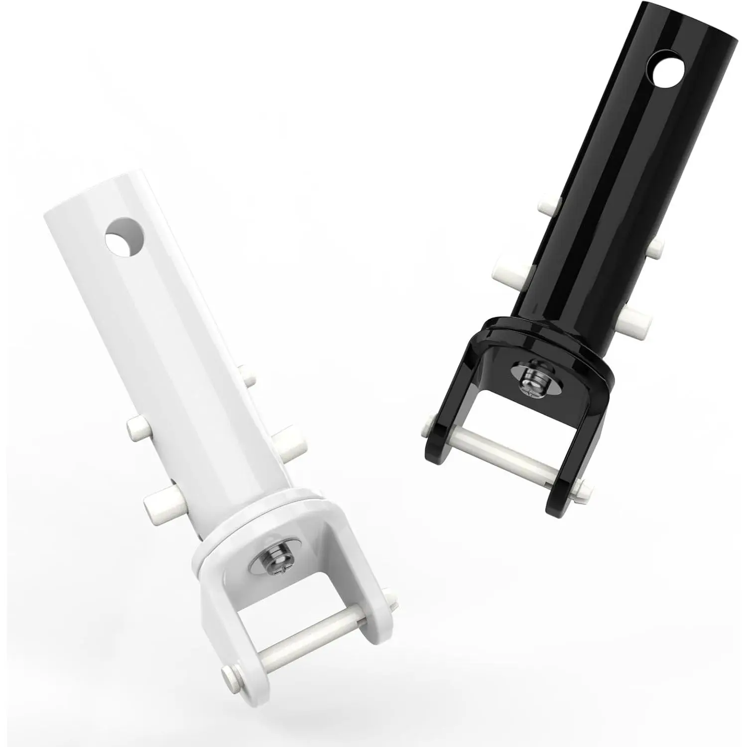 Pool Vacuum   Handles (2-Pack) – Heavy‑Duty Plastic Swivel Handles with EZ Clips & Locking Pins – Fits Standard 1‑1/4″ Telescopic Pole & Pool Accessories