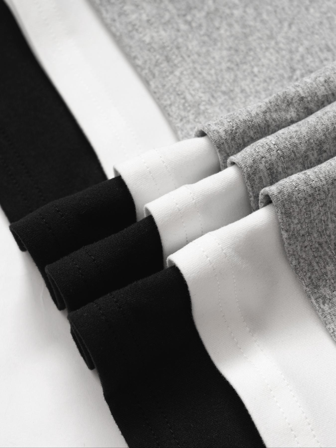 Women's Off-Shoulder Loose Casual Short Sleeve Knit T-Shirt Set of 3, Comfortable Summer Tops for Daily Wear, Stylish and Versatile