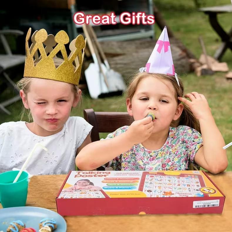 English-Spanish 26-Letter Family Education Wall Chart Point-and-Read DeviceChildren's Early Education Learning Machine Electronic Educational Equipment Homework Machine