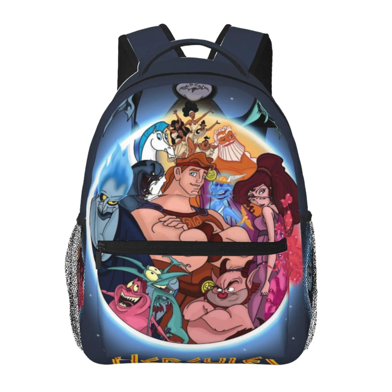 Hercules backpack, anime bookbag cartoon lightweight backpacks,adjustable straps book bags for teens girls boys, fashionable unisex school bag, kids bags for office travel college work school, gift