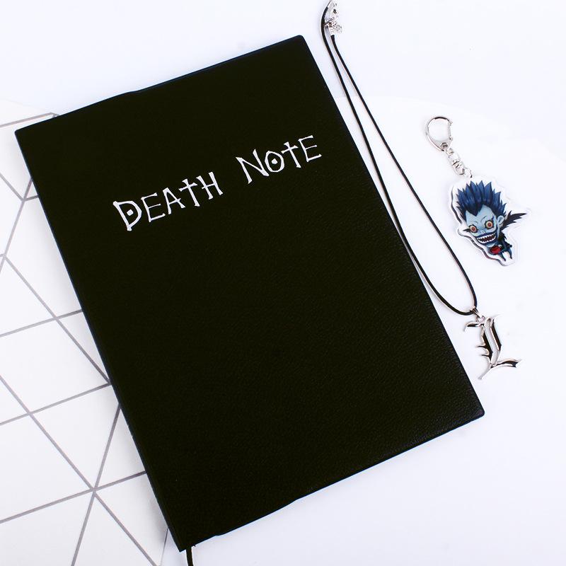New Japanese Animation Simulation Boutique Feather Death Notebook DEATHNOTE Yagami Moon Ryuk Pendant Children's Surprise Toys