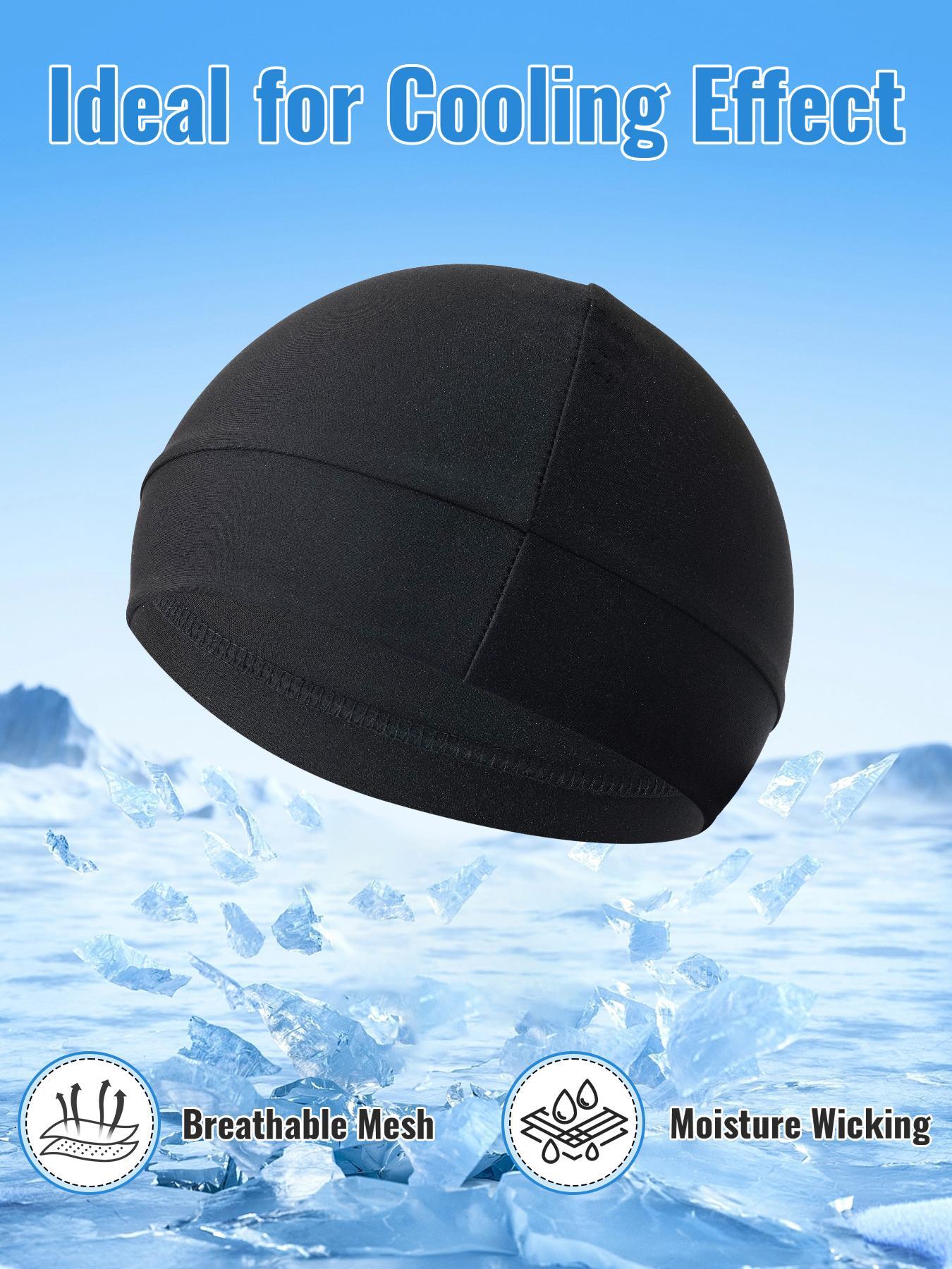 Simple Style Plain Color Skull Beanie for Men & Women, Casual Sportive Breathable Beanie Hat for Outdoor Sports for Men & Women, Fitted Hats, Head Cover