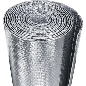 Reflective Insulation Foam 48" x 10 Ft Window Insulation for Summer Heat, Aluminum Foil Bubble Insulation Roll, Window Insulation Kit for RV, Thermal Insulation Cover for Window