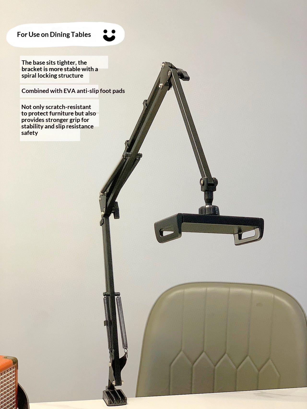 Insert-type bedside lazy bracket, mobile phone tablet bracket, adjustable, no punching, bed chasing mobile phone bracket