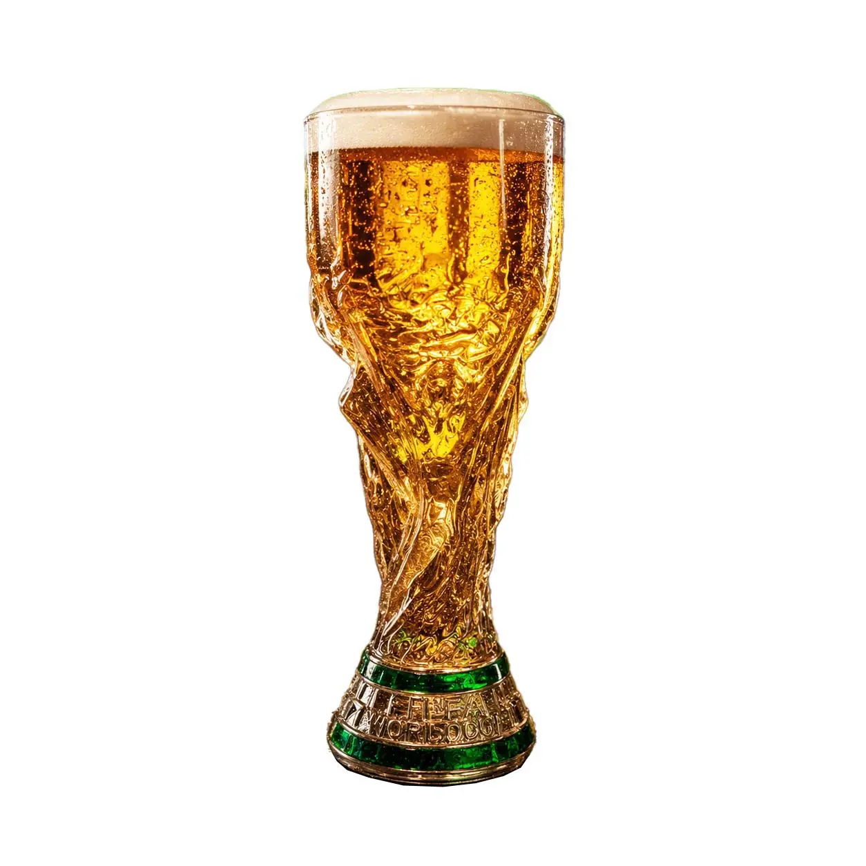 football Fan Exclusive Glass Cup, 500ML, Model Display Piece, Birthday Party Decoration, Surprise Collection Style, Showcase Decorative Item