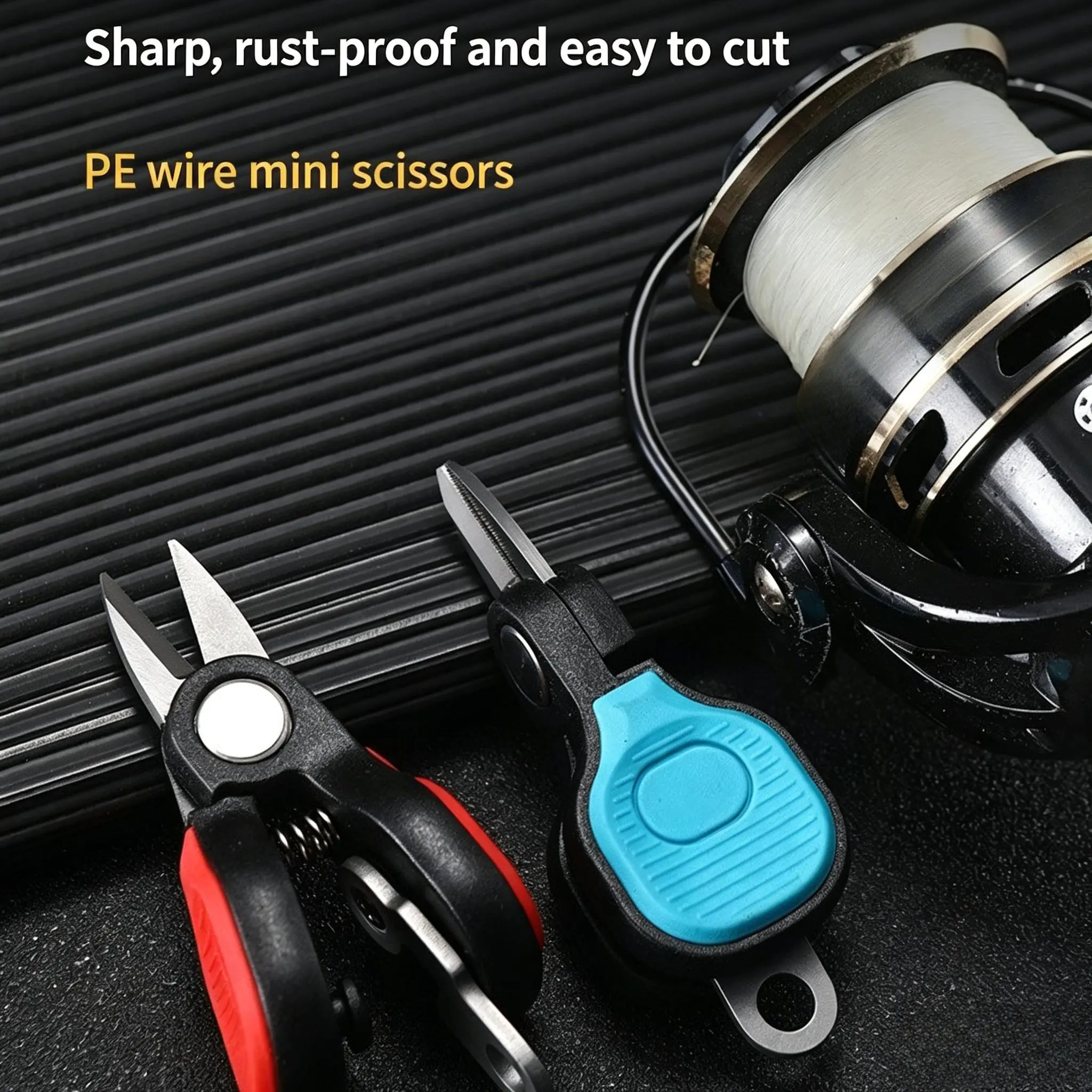 Fishing Special Small Scissors, Portable Line Cutter for Carbon Line PE Line Nylon Line, Mini Lure Fishing Scissors for Cutting Lead Sinker