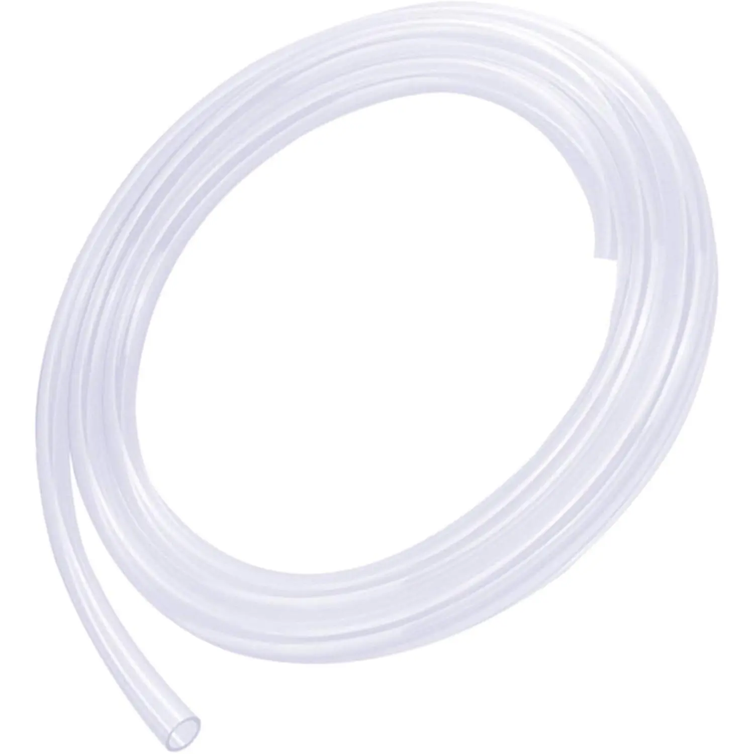 Tube 3/32"(2mm) ID x 5/32"(4mm) OD Clear Flexible  Rubber Tubing Water Air Hose Pipe Transparent (3.3ft / 1m;2 x 4mm)