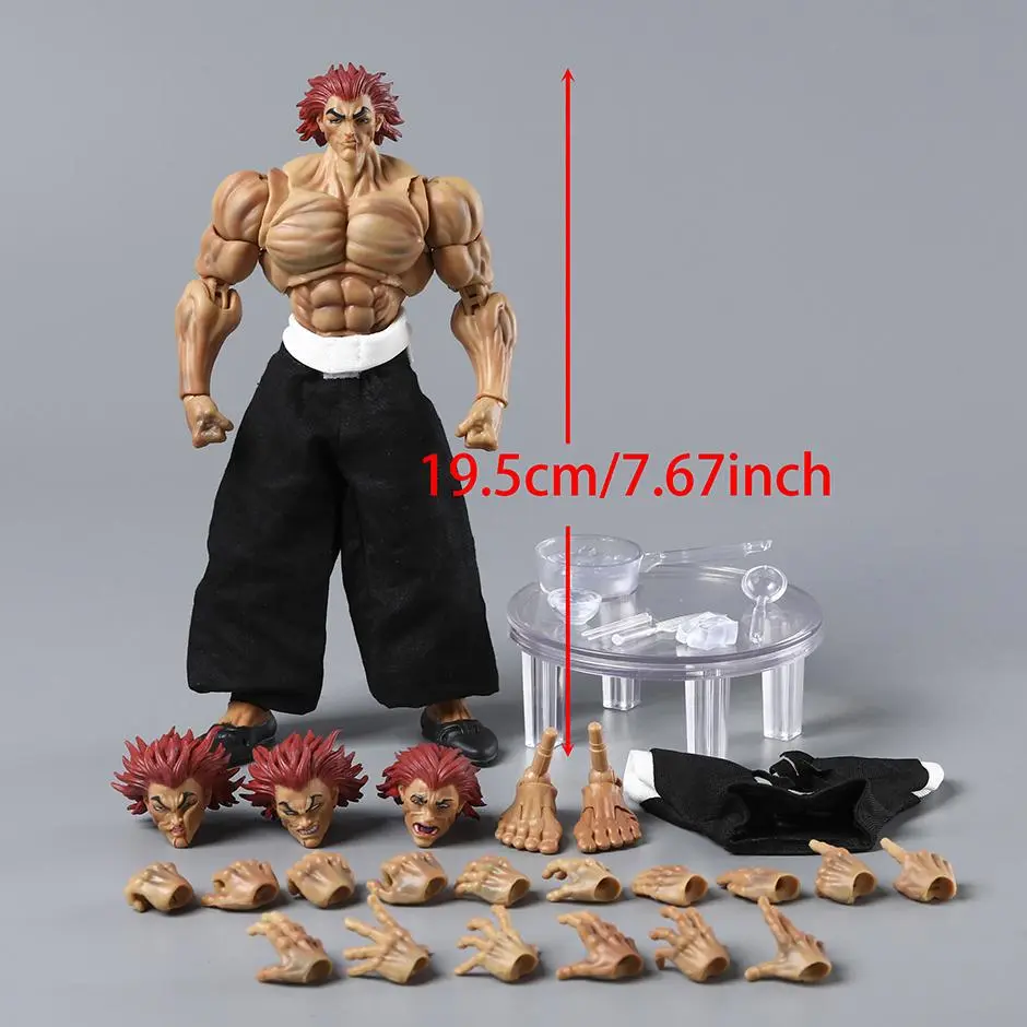 STORM Shanghai WF2024 1/12 YUJIRO HANMA BATTLE Limited Ver Movable Assemble Action Figure PVC Model Figurine Toy