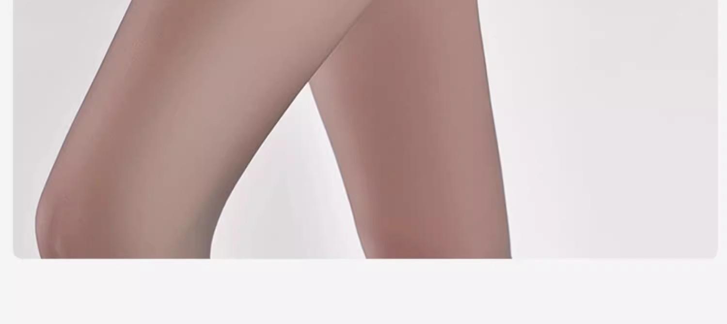 0D black silk stockings for women, summer thin style, sun-shielding and skin-beautifying, seamless and anti-run, ultra-thin summer style, sexy black stockings