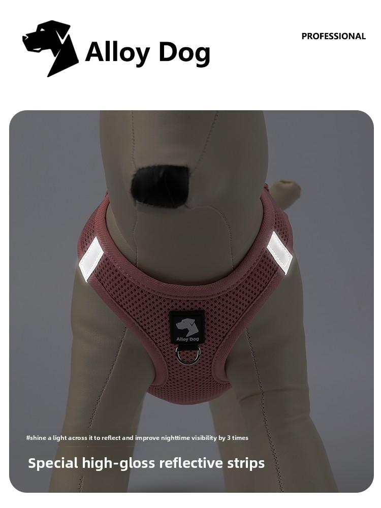 Vest Style Pet Harness For Small And Medium Dogs, Breathable Comfort Escape Proof For Outdoor Walking