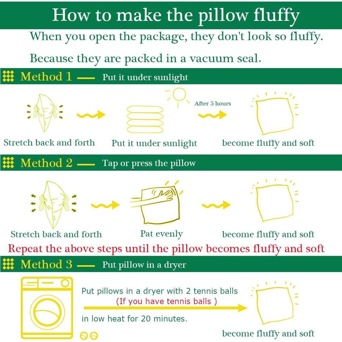 Throw Pillow Inserts   Pillow Stuffer Square Form for Decorative Pillow Covers Cushion Set of 1-18 x 18 Inches