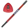 Triangle Base & Extendable Spin Mop Handle, Compatible with O-Cedar and Vileda EasyWring 1-Tank Spin System, Bucket Not Included, Spin Mop Head Replacement, Spin Mop Accessories