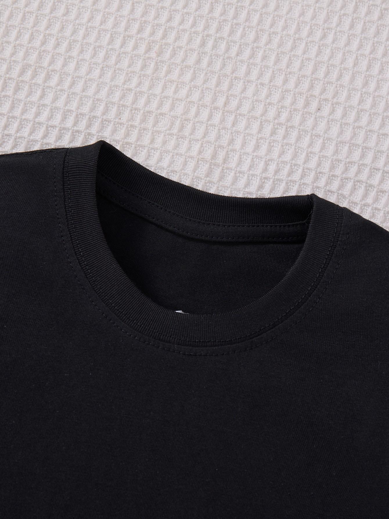 2025 Family Matching Thanksgiving T-Shirts - Funny Turkey & Autumn Graphic Crew Crew Making Memories Together, Black with Orange Lettering, Casual Round Neck Tees for Boys & Girls, All-Season Comfort,, Family Party Outfits, Crewneck Short Sleeve (3-13Y)