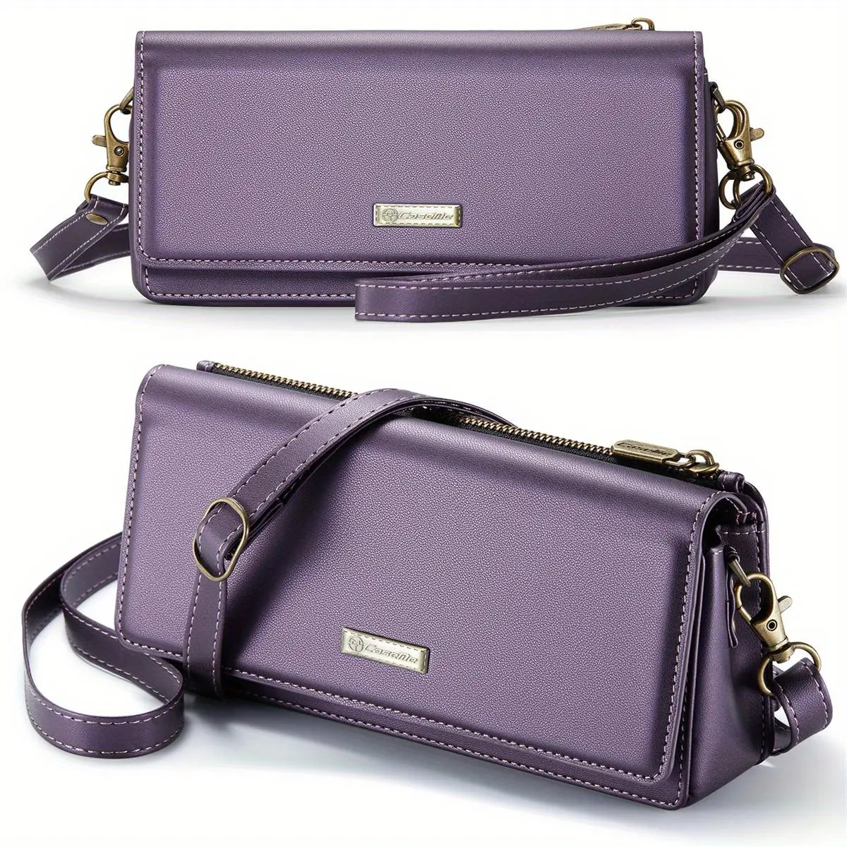 Small Crossbody Phone Bag for Women, RFID Blocking Card Slots Shoulder Handbag Strap Cell Phone Wallet Purse