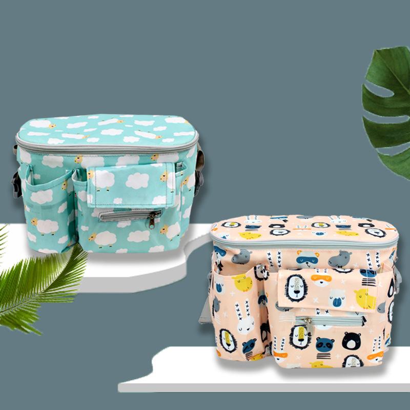 Convenient Stroller Storage Bag |   Perfect Mommy Caddy for Diapers & Baby Stuff