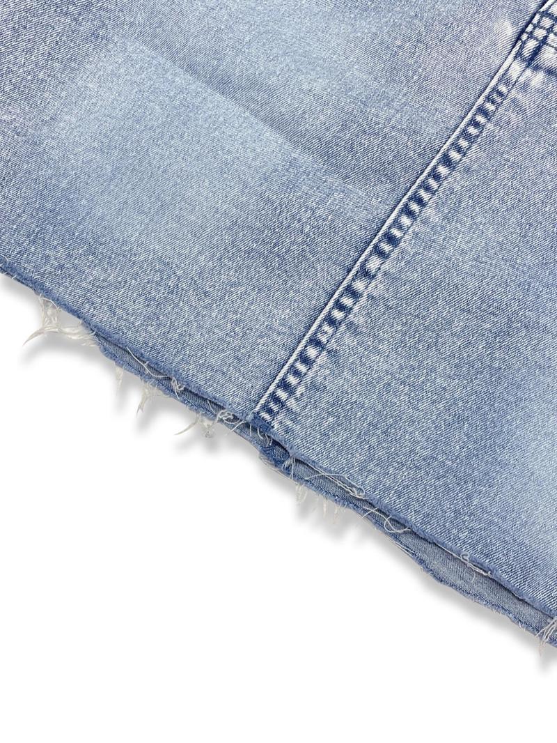 Women's Denim Skirt, Fashion Casual Ripped Skirt for Daily Outdoor Wear, Ladies Bottoms for Summer