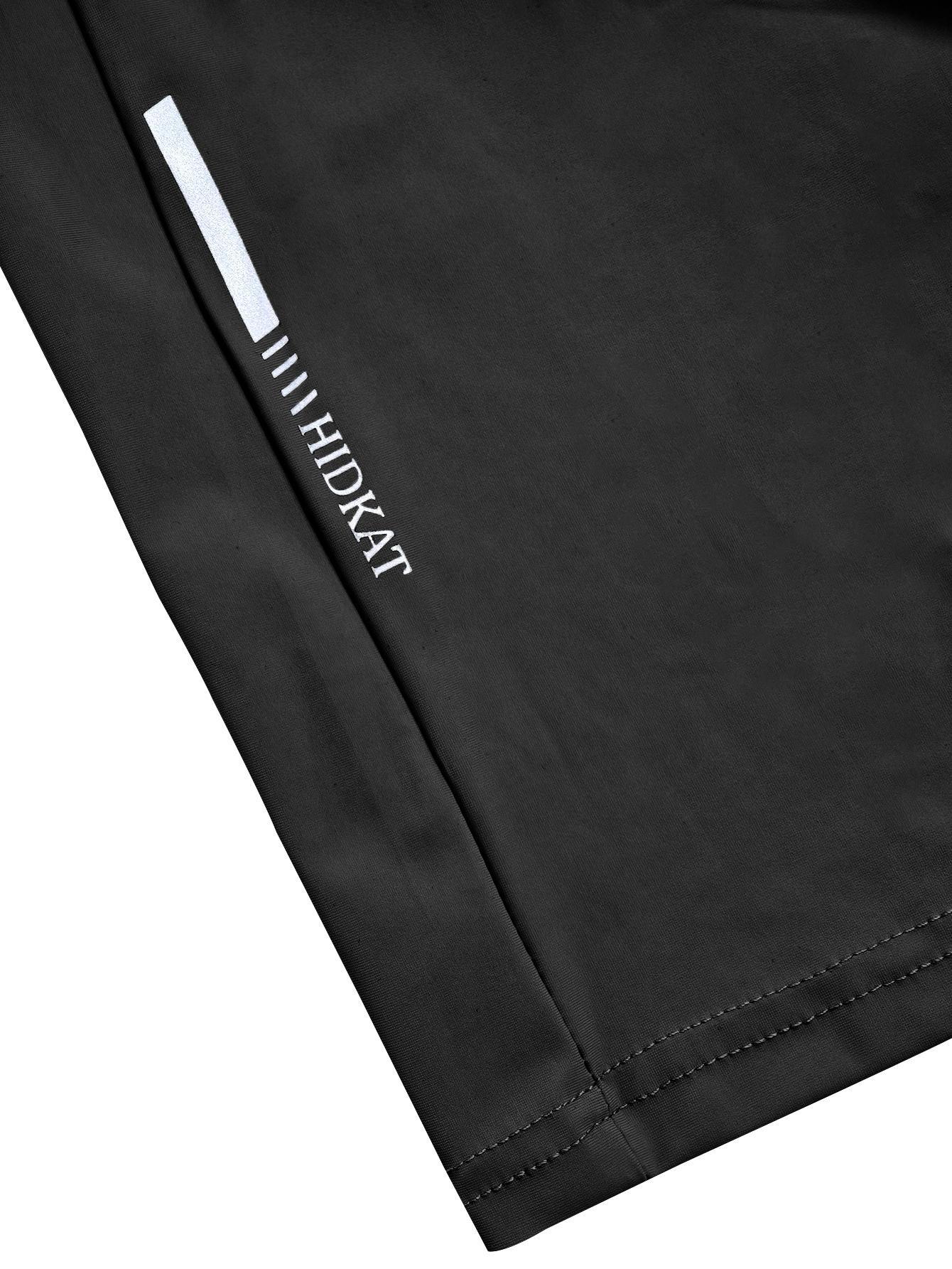 Women's Capri Pants, Elastic Waist Zipper Pocket Casual Cropped Trousers for Summer & Daily Wear