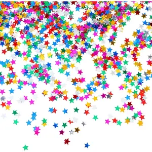 3000 Pcs Star Confetti, 30g 5mm Metallic Foil Glitter Star Sequins for Party Wedding Birthday Decorations, Christmas DIY