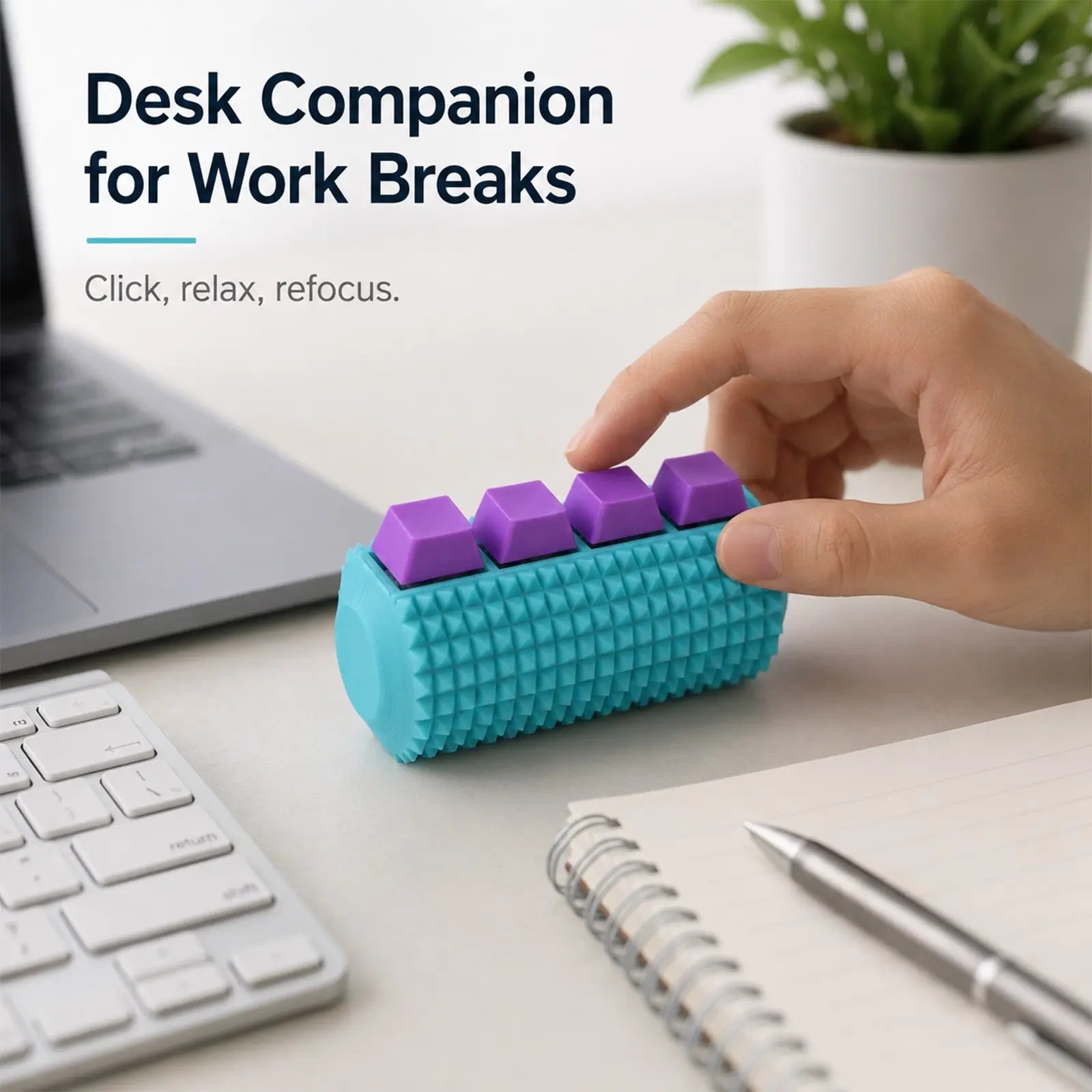 Adult Ratchet Office Stress Relief Ornament, Sharp Pain Stimulating Desk Toy, Clicker Desktop Relaxation Item, Fashion Style